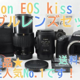 ▲美品②▲新春初売りSALE▲ Canon EOS Kiss x9 ダブル