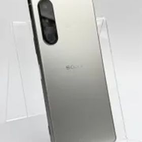 【中古B】Xperia 5 III SOG05 8GB+128GB フロストシルバー バッテリー【80%以上】 SIMフリー 白ロム