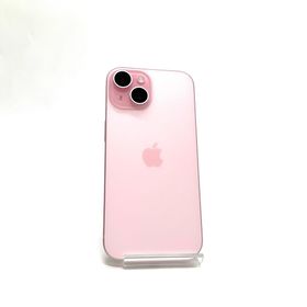アップル(Apple)の【全額返金保証】【最速発送】Apple iPhone iPhone 15 128GB ピンク au 動作確認済(スマートフォン本体)