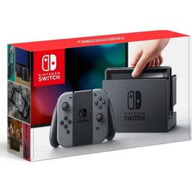ニンテンドースイッチ(Nintendo Switch)のNintendo Switch ニンテンドー グレー 本体 動作確認済み 任天堂(家庭用ゲーム機本体)