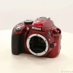 【中古】Nikon(ニコン) ニコンデジタルカメラ D3300 レッド 【295-ud】