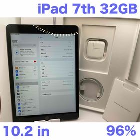 アップル(Apple)のiPad 第7世代 WiFi 32GB スペースグレイBT96%(タブレット)