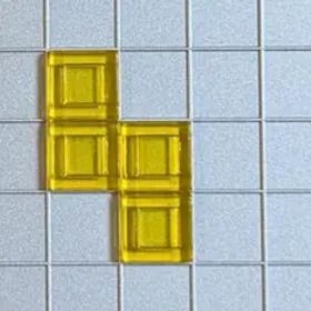 【バラ売り】ブロックスDX Blokus パーツ黄4マス