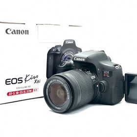 【美品】Canon EOS kiss x8i レンズキット♪Wifi標準搭載♪(デジタル一眼)
