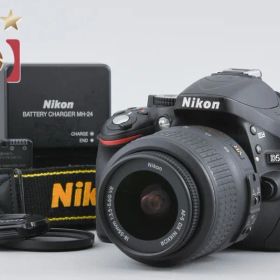 Nikon ニコン 【中古】Nikon ニコン D5200 18-55 VR レンズキット ブラック デジタル一眼レフカメラ