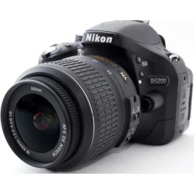ニコン デジタル一眼 Nikon D5200 レンズキット ブラック 中古 新品SDカード付き 届いてすぐに使える 動画撮影 手振れ補正 付属品充実 美品 長期保証