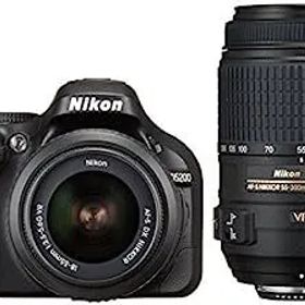 【中古】（非常に良い）Nikon デジタル一眼レフカメラ D5200 ダブルズームキット AF-S DX NIKKOR 18-55mm f/3.5-5.6G VR/ AF-S DX NIKKOR 55-300mm f/4.5-5.6G ED VR ブ