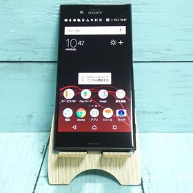 SONY Xperia XZs SOV35 au ブラック 本体 白ロム SIMロック解除済み SIMフリー 118723