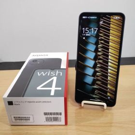 スマホ AQUOS wish 4 バッテリー良好 A403SH a32