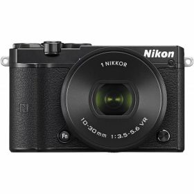 【中古】ニコン Nikon ミラーレス一眼 ニコン Nikon1 J5 標準パワーズームレンズキット ブラック J5HPLKBK micro