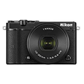 【中古】 Nikon ニコン ミラーレス一眼 Nikon ニコン 1 J5 標準パワーズームレンズキット ブラック J5HPLKBK
