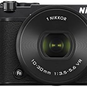 【中古】Nikon ミラーレス一眼 Nikon1 J5 標準パワーズームレンズキット ブラック J5HPLKBK