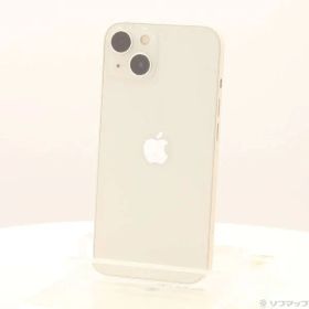 〔中古品〕 iPhone13 128GB スターライト MLND3J／A SIMフリー【198】