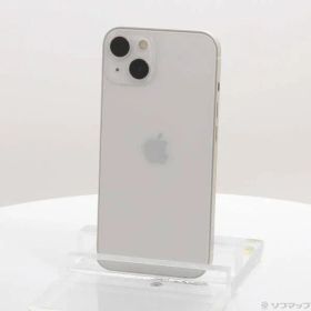 〔中古品〕 iPhone13 128GB スターライト MLND3J／A SIMフリー【349】