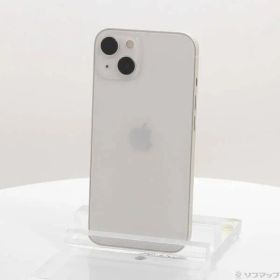 〔中古品〕 iPhone13 128GB スターライト MLND3J／A SIMフリー【258】