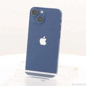 〔中古品〕 iPhone13 mini 128GB ブルー MLJH3J／A SIMフリー【377】