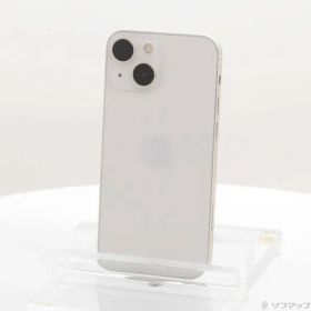 〔中古品〕 iPhone13 mini 256GB スターライト MLJK3J／A SIMフリー【377】