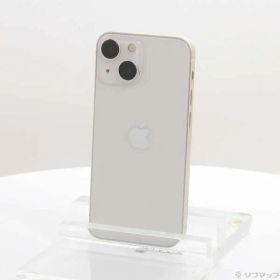 〔中古品〕 iPhone13 mini 256GB スターライト MLJK3J／A SIMフリー【348】