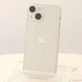 〔中古品〕 iPhone13 mini 256GB スターライト MLJK3J／A SIMフリー【344】