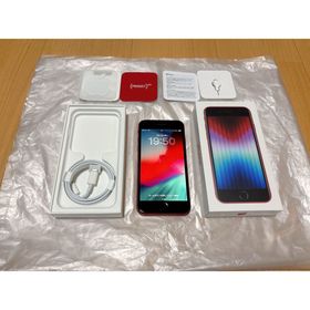 アイフォーン(iPhone)のiPhone SE (第3世代) PRODUCT(RED) 本体 128GB(スマートフォン本体)