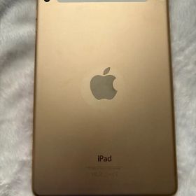 iPad mini4 セルラー 64GB ゴールド 純正ケーブル/ピン付