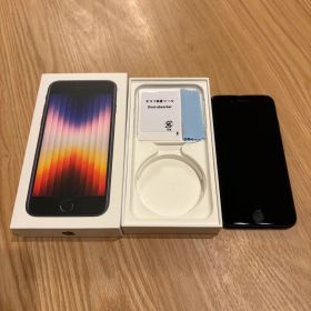 美品 iPhone SE 第3世代 ミッドナイト 64GB SIMフリー SE3