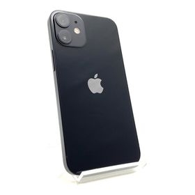 アップル(Apple)の【全額返金保証】【最速発送】Apple iPhone iPhone 12 mini 64GB ブラック au 動作確認済(スマートフォン本体)