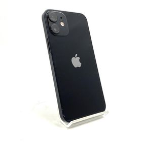 アップル(Apple)の【全額返金保証】【最速発送】Apple iPhone iPhone 12 mini 128GB ブラック Softbank 動作確認済(スマートフォン本体)