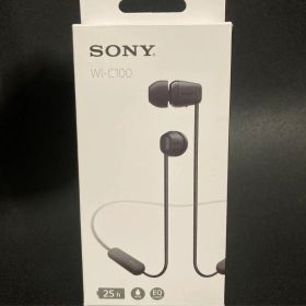 SONY WI-C100 ブラック ワイヤレスイヤホン