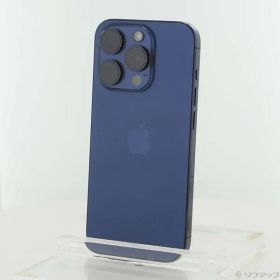 〔中古品〕 iPhone15 Pro 128GB ブルーチタニウム MTUA3J／A SIMフリー【262】