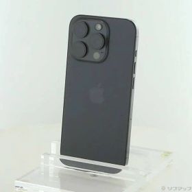 〔中古品〕 iPhone15 Pro 256GB ブラックチタニウム MTUC3J／A SIMフリー【258】
