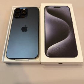 【美品・即発送】iPhone15 Pro Max 512GB ブルーチタニウム