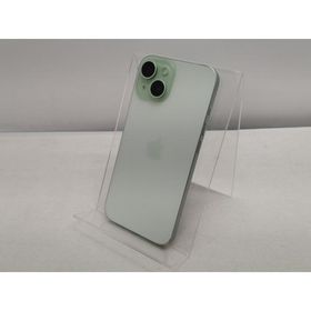 【中古】Apple 国内版 【SIMフリー】 iPhone 15 128GB グリーン MTMM3J/A【仙台駅東口】保証期間１ヶ月【ランクC】