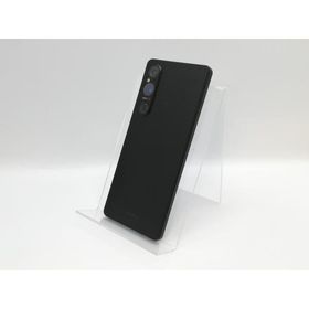 【中古】SONY au 【SIMフリー】 Xperia 1 V ブラック 12GB 256GB SOG10【京都】保証期間１ヶ月【ランクC】