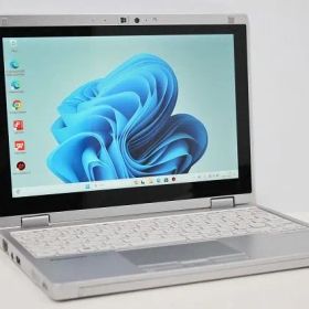 ノートパソコン 中古 2in1PC Panasonic レッツノート CF-RZ6 第7世代 Core i5 SSD256GB メモリ8GB Windows11 WPS office搭載