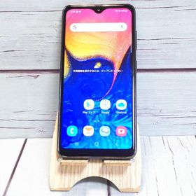 au Galaxy A20 SCV46 Black 本体 白ロム SIMロック解除済み SIMフリー C704950