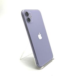 アップル(Apple)の【全額返金保証】【最速発送】Apple iPhone iPhone 11 128GB パープル SIMフリー 動作確認済(スマートフォン本体)