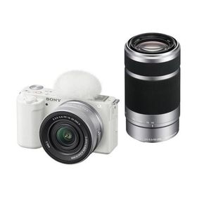 ソニー(SONY) VLOGCAM ZV-E10XW ホワイト ダブルズームレンズキット ミラーレス一眼デジタルカメラ