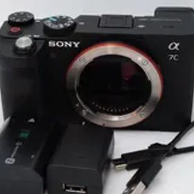 3878ショット！新品級 ★ ソニー(SONY) α7C ボディ ブラック ILCE-7C B フルサイズ ミラーレス一眼カメラ(レンズなし)
