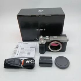 元箱付き！9523ショット！新品級 ★ SONY(ソニー) α7CII ボディシルバーILCE-7CM2 フルサイズ ミラーレス一眼カメラ