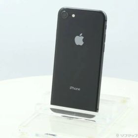 〔中古品〕 iPhone8 128GB スペースグレイ MX1D2J／A SIMフリー【269】