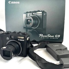Canon PowerShot G9 箱付き キヤノン パワーショット コンパクトデジタルカメラ ブラック 現状品