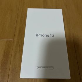 未開封新品Apple iPhone 15 ブラック 128GB 本体