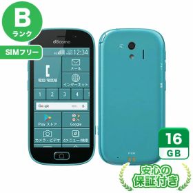 【ポイント5倍】SIMフリー らくらくスマートフォン me F-03K ブルー16GB 本体[Bランク] Androidスマホ 中古 送料無料 当社3ヶ月保証