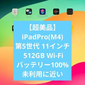 【超美品】iPadPro(M4)第5世代 11インチ 512GB Wi-Fi