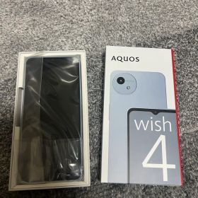 【新品未使用】AQUOS wish4 ブルー SIMフリー