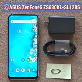 ㉙ASUS ZenFone 6 ZS630KL 128GB 国内版 シムフリー