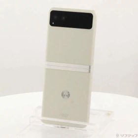 【中古】Motorola(モトローラ) motorola razr 40 256GB バニラクリーム PAYC0001JP SIMフリー 【258-ud】