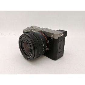 【中古】SONY α7C ズームレンズキット ILCE-7CL シルバー【新宿2】保証期間１ヶ月【ランクA】