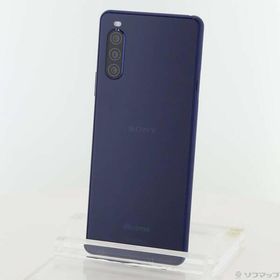 〔中古〕SONY(ソニー) Xperia 10 II 64GB ブルー SO-41A docomoロック解除SIMフリー〔198-ud〕